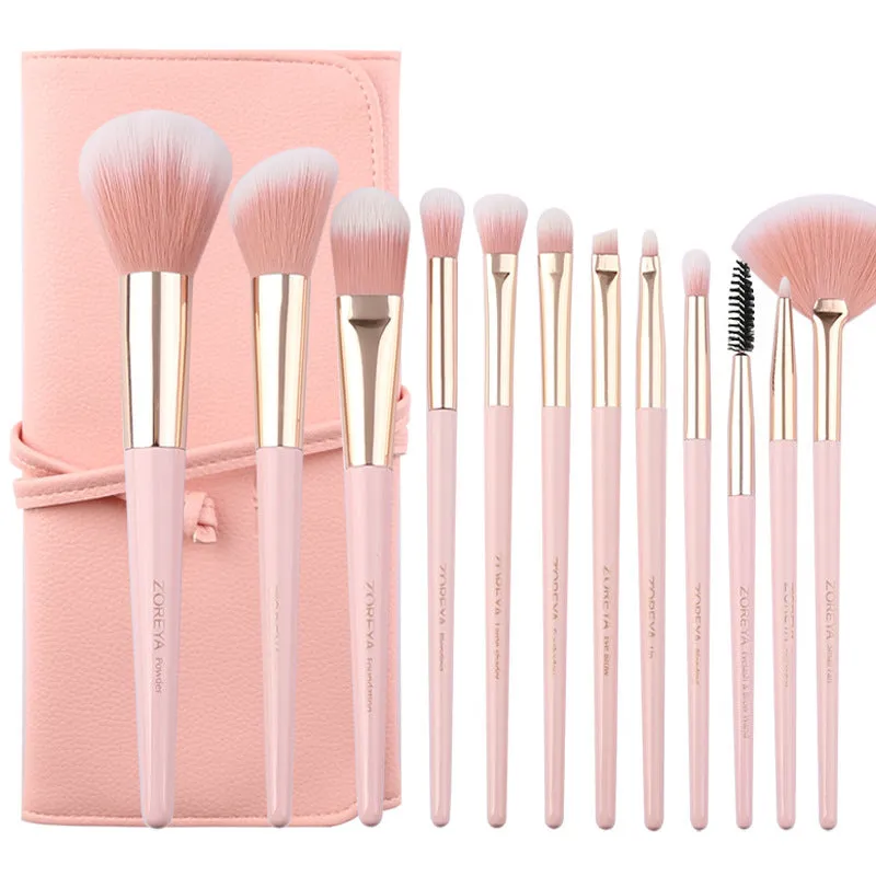 Tip Tail handle makeup brush set