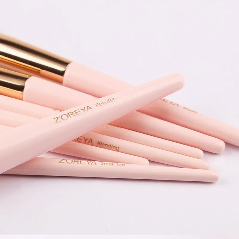 Tip Tail handle makeup brush set