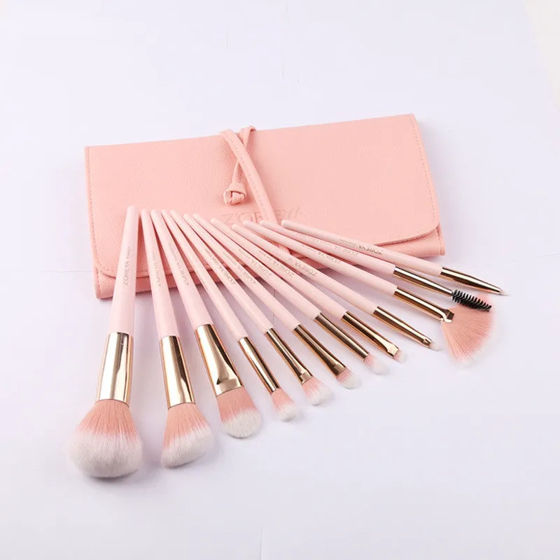 Tip Tail handle makeup brush set