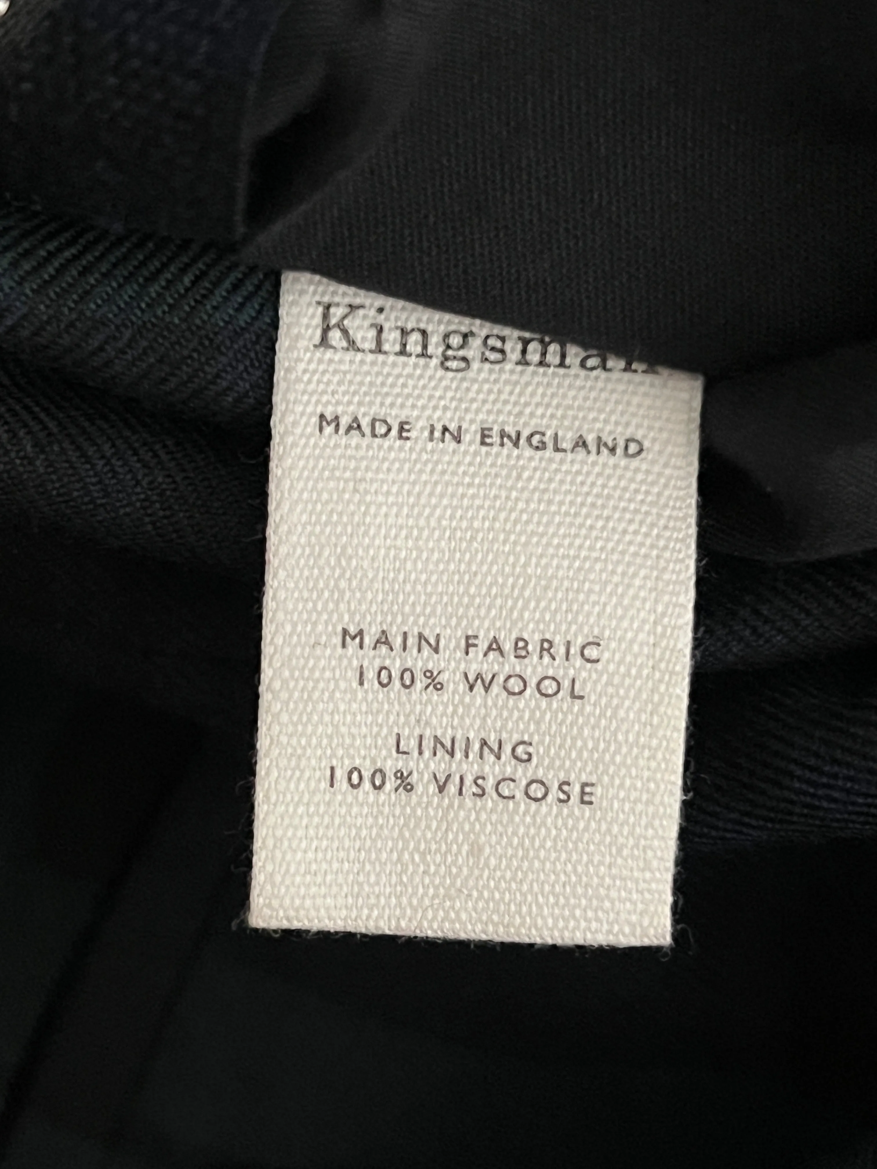 Velvet Smoking Jacket and Black Watch Tartan Trousers