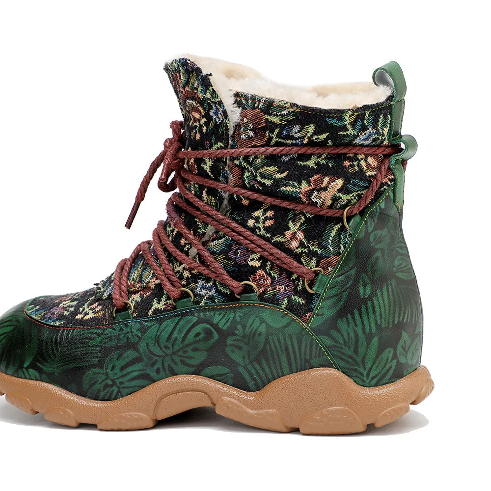 Vintage Handmade Comfortable Casual Ankle Boots