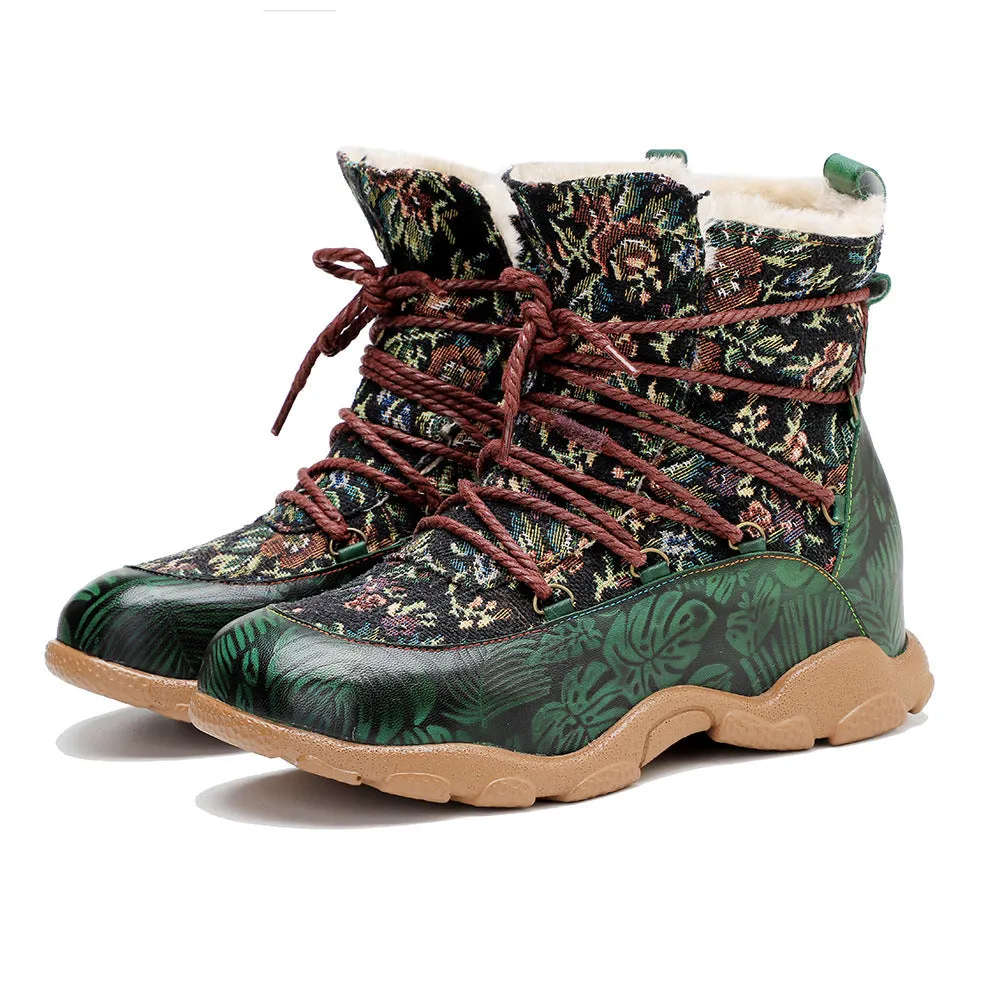 Vintage Handmade Comfortable Casual Ankle Boots