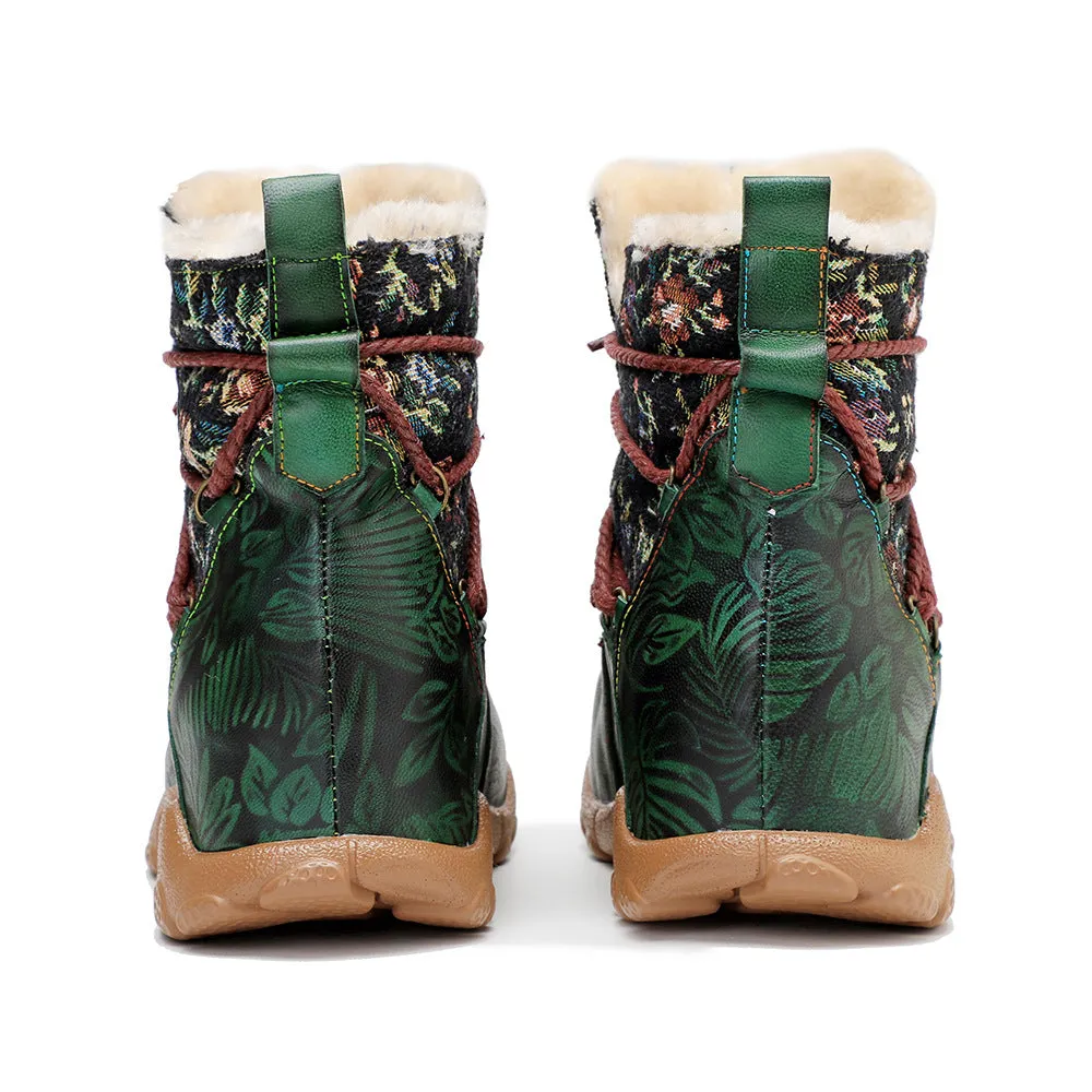 Vintage Handmade Comfortable Casual Ankle Boots