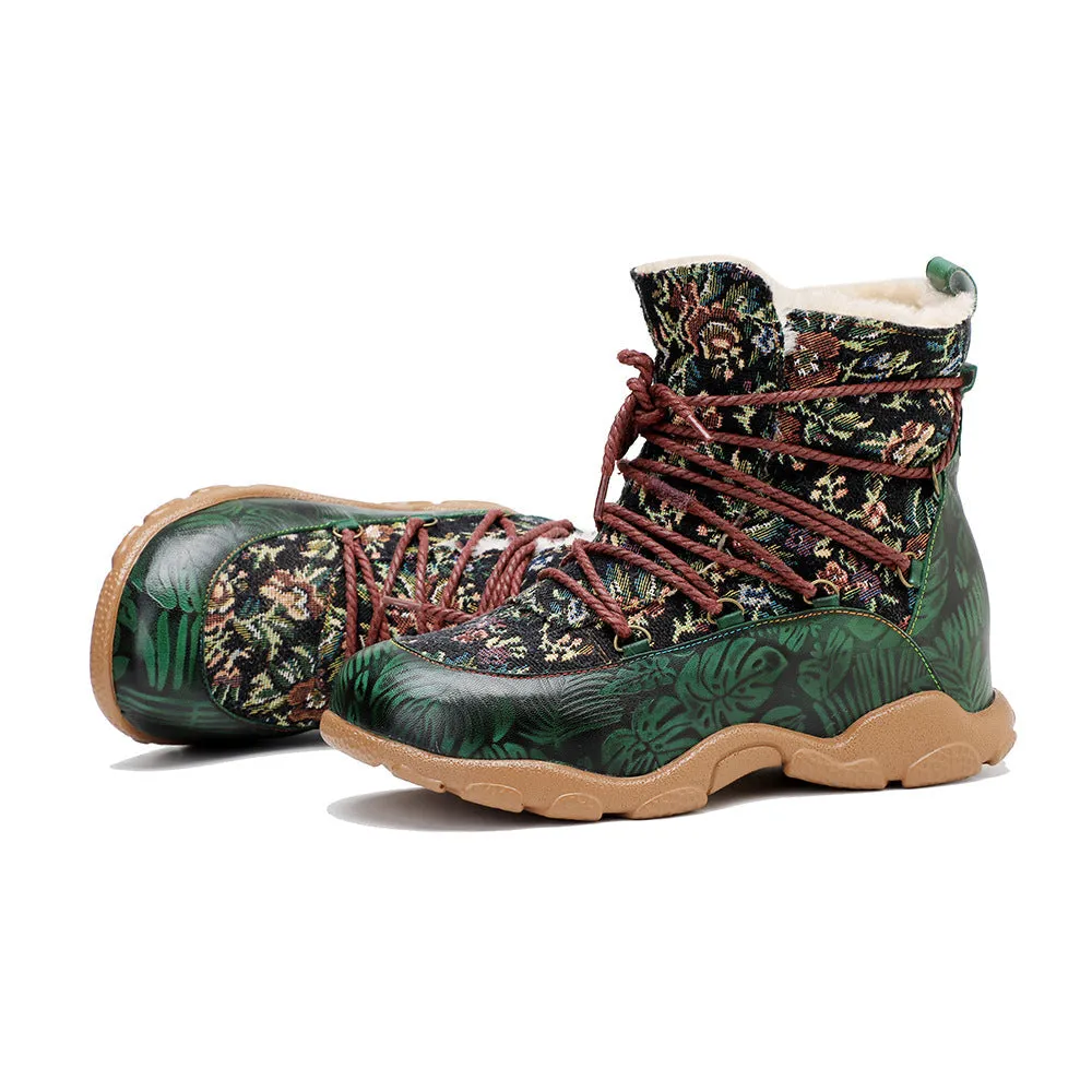 Vintage Handmade Comfortable Casual Ankle Boots