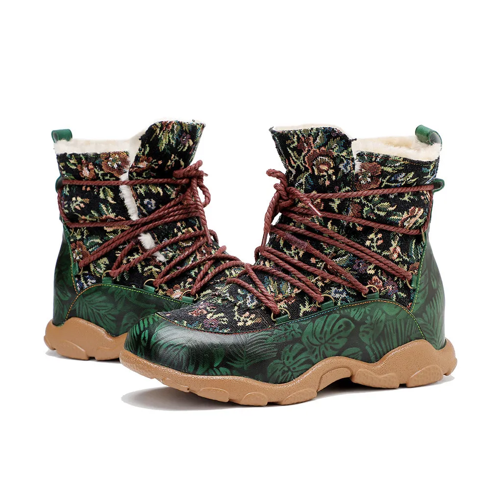 Vintage Handmade Comfortable Casual Ankle Boots