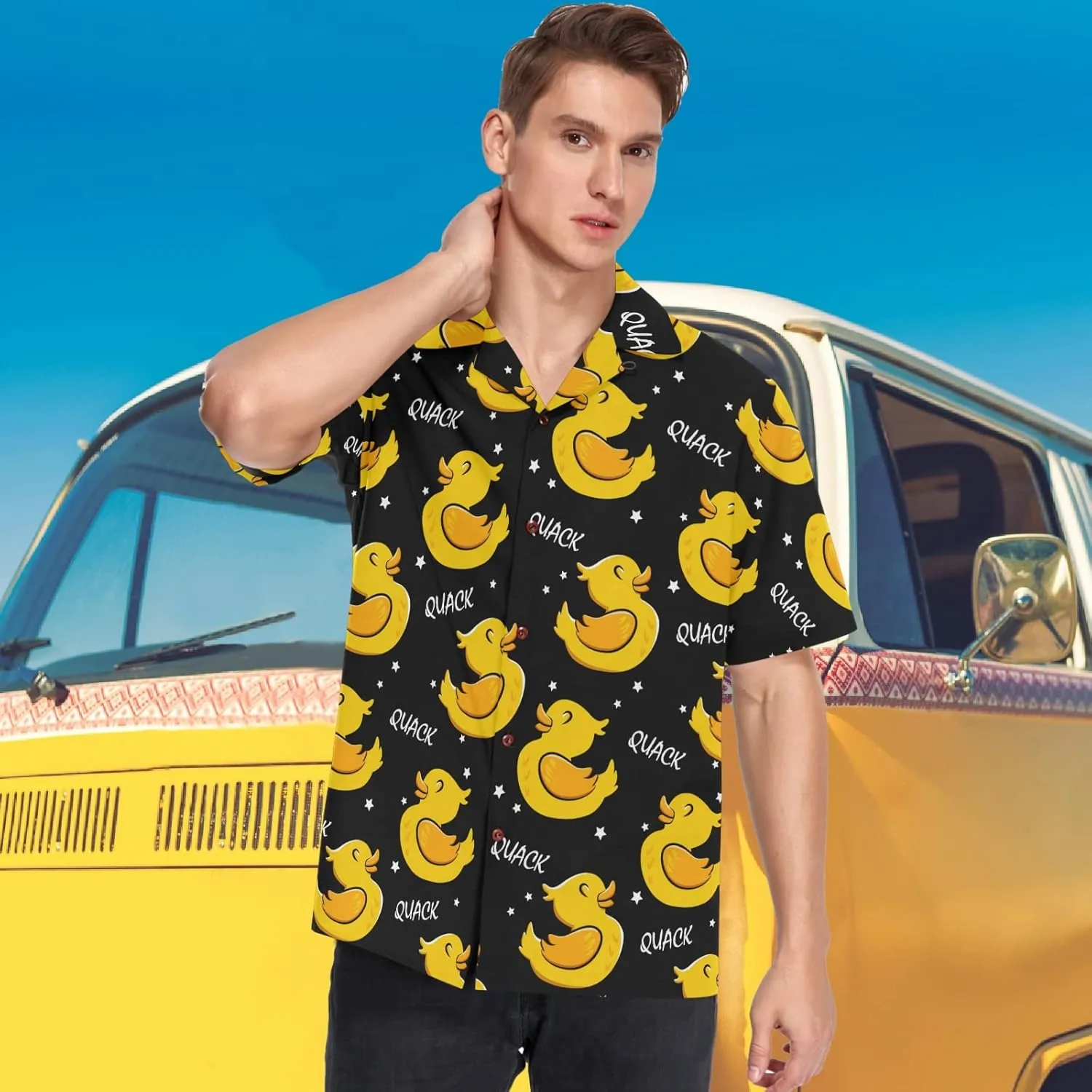 visesunny Hawaiian Shirts for Men Short Sleeve Aloha Beach Shirt Floral Summer Casual Button Down Shirts