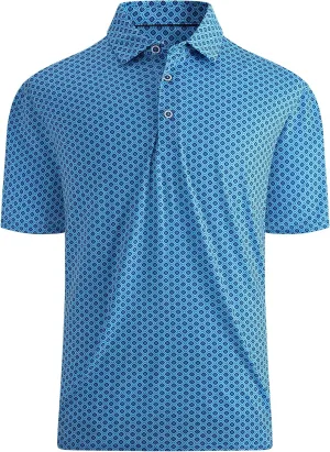 WARHORSEE Mens Golf Polo Shirts Short Sleeve Quick Dry, Performance Stretchy Casual Polo Shirts for Men