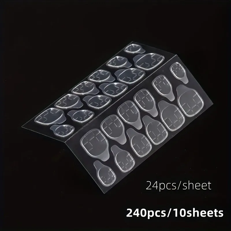 Waterproof Double Sided Nail Glue Tabs for Press On Nails