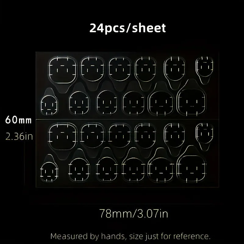 Waterproof Double Sided Nail Glue Tabs for Press On Nails