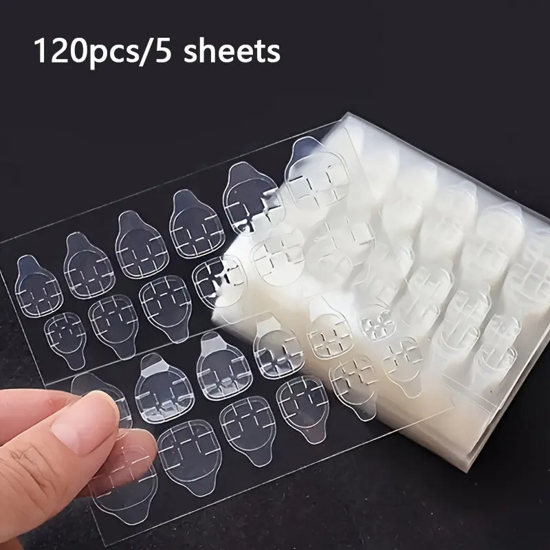 Waterproof Double Sided Nail Glue Tabs for Press On Nails