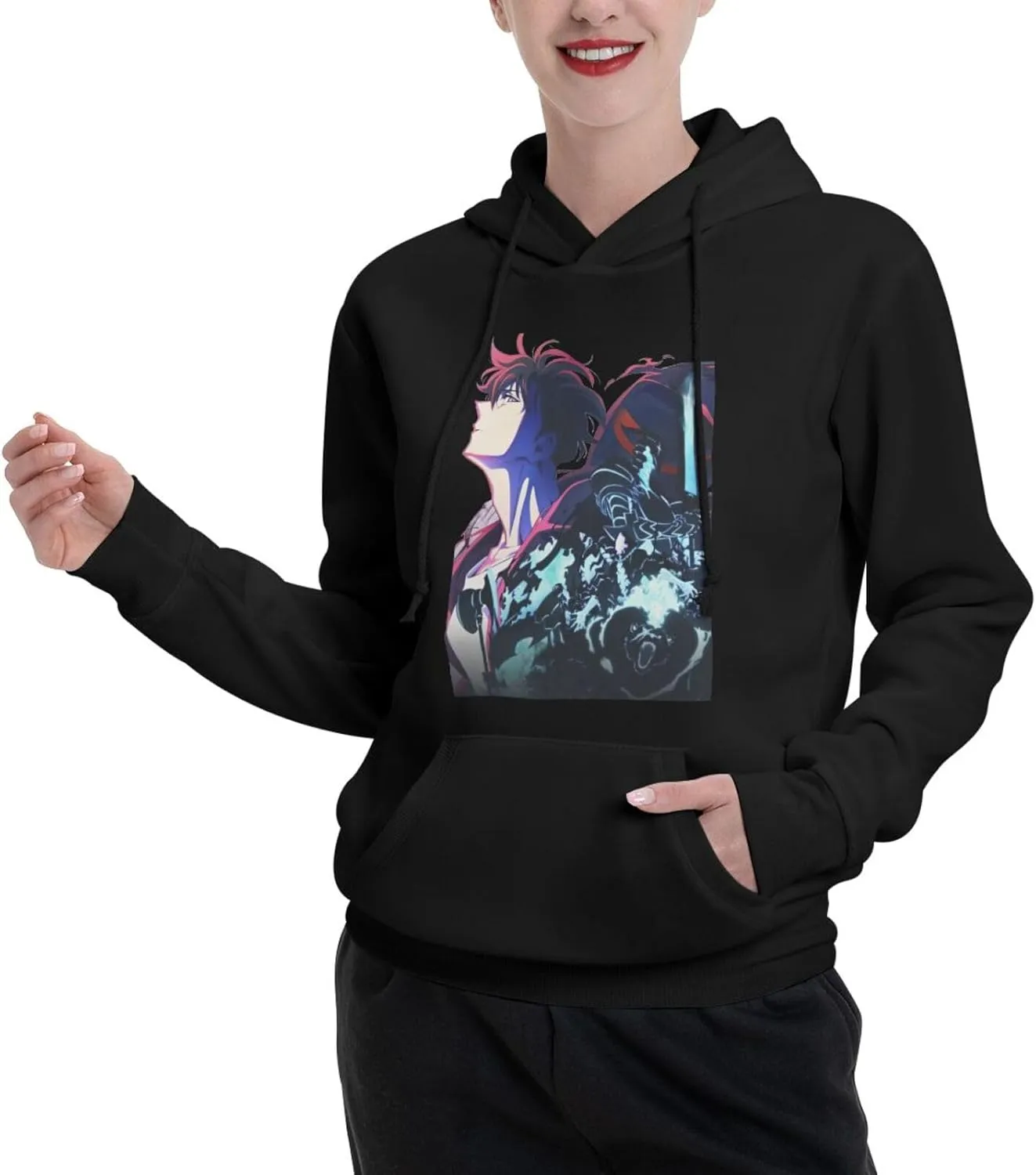 Women Hoodie Unisex Adult Hooded Sweatshirt Long Sleeve Tops Funny Pullover Coat