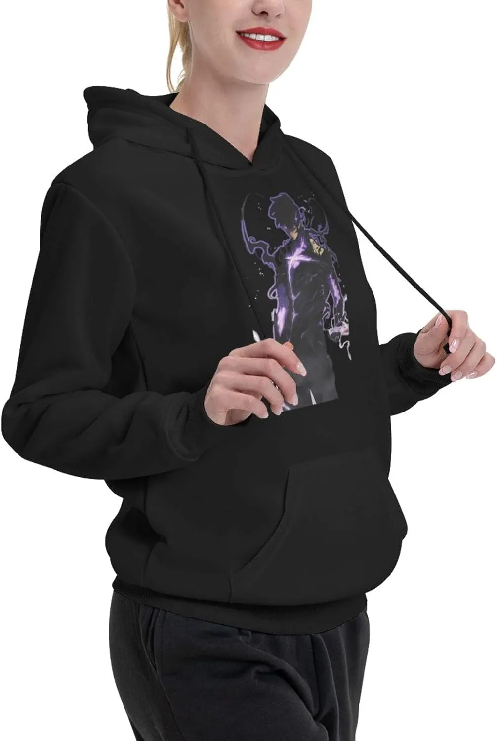 Women Hoodie Unisex Adult Hooded Sweatshirt Long Sleeve Tops Funny Pullover Coat