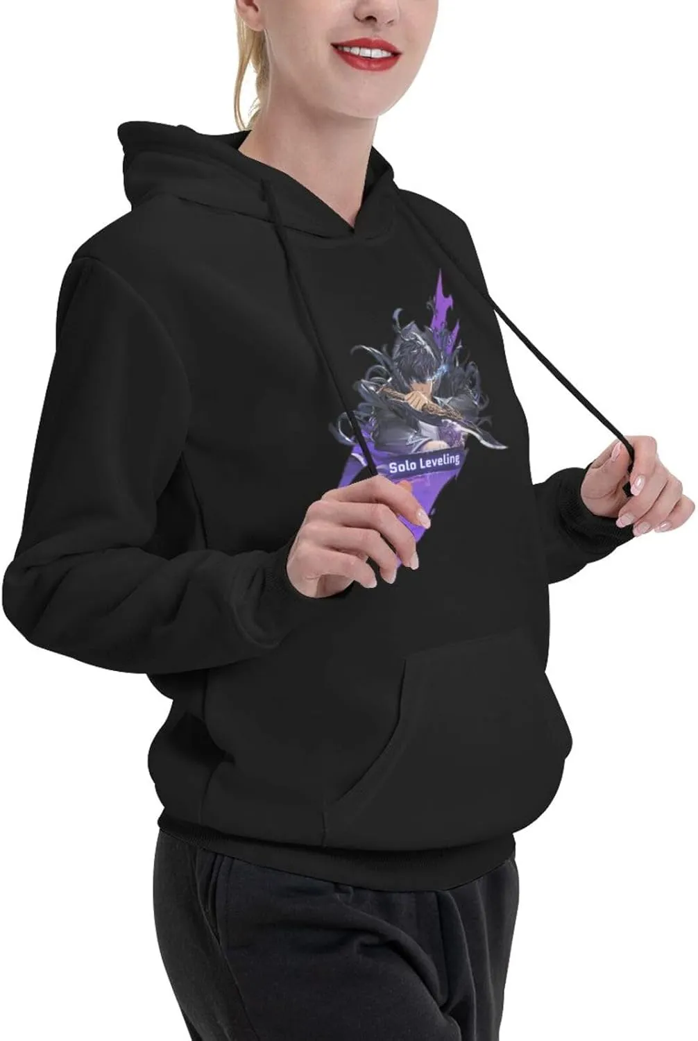 Women Hoodie Unisex Adult Hooded Sweatshirt Long Sleeve Tops Funny Pullover Coat