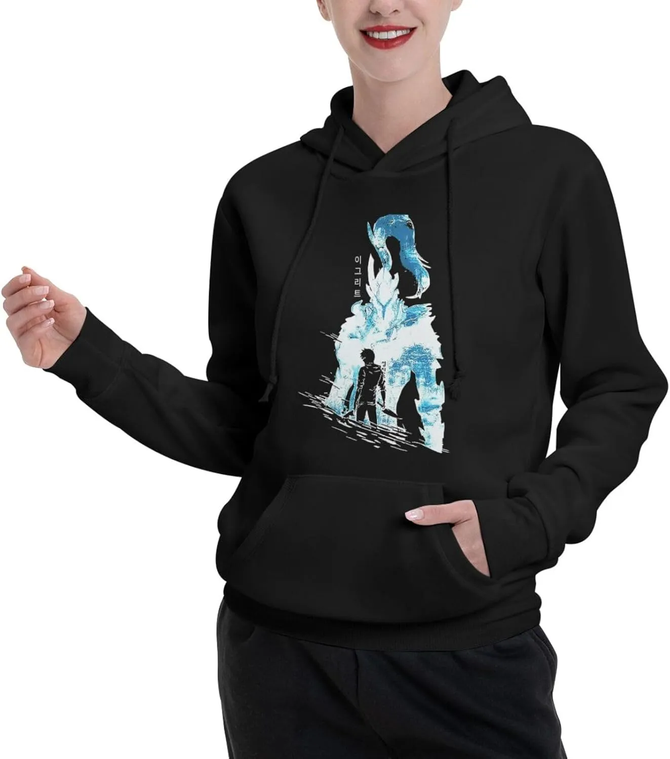 Women Hoodie Unisex Adult Hooded Sweatshirt Long Sleeve Tops Funny Pullover Coat