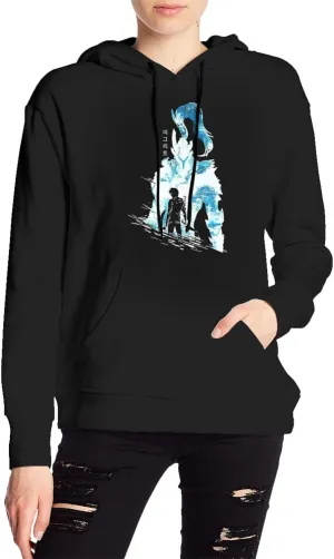 Women Hoodie Unisex Adult Hooded Sweatshirt Long Sleeve Tops Funny Pullover Coat