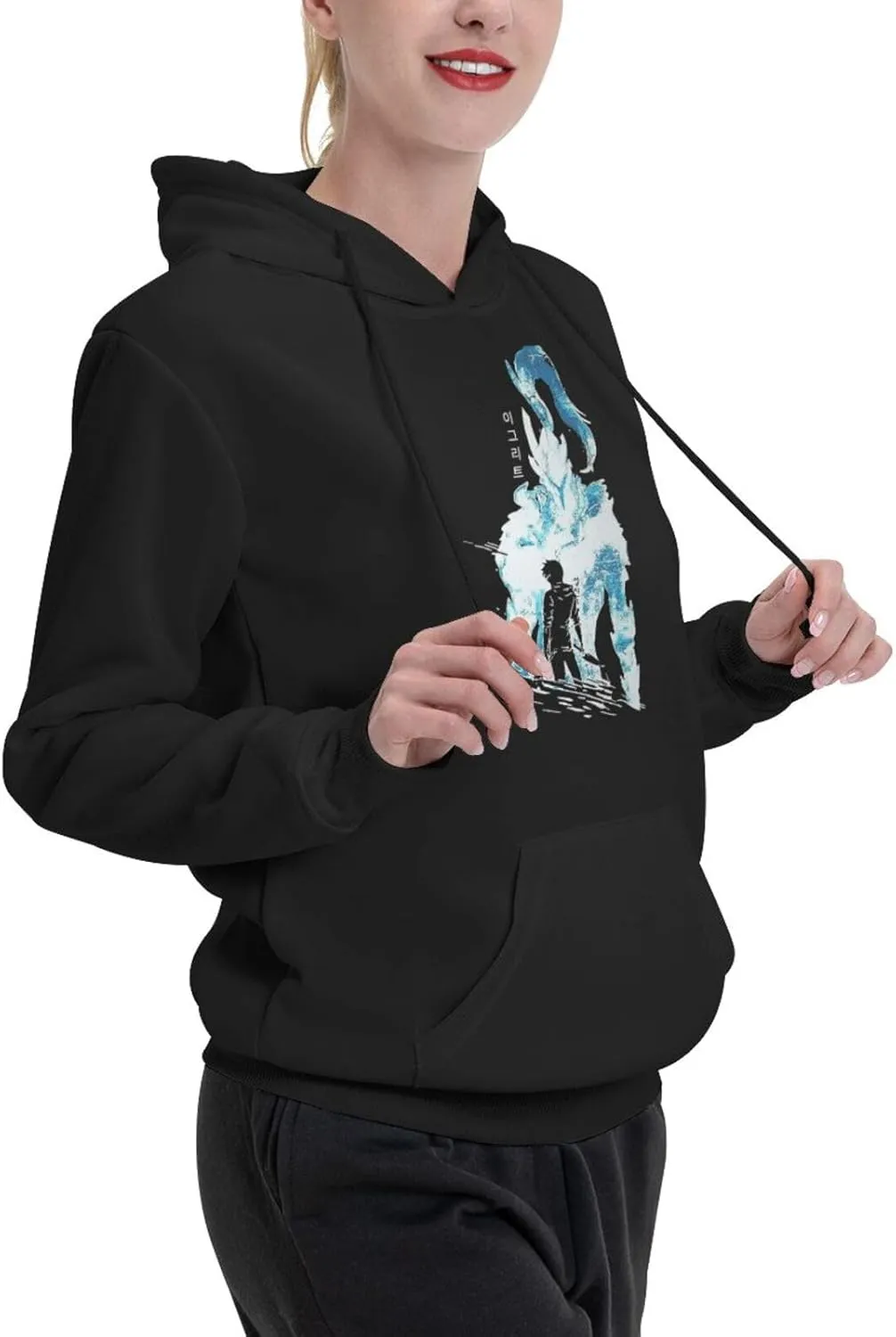 Women Hoodie Unisex Adult Hooded Sweatshirt Long Sleeve Tops Funny Pullover Coat