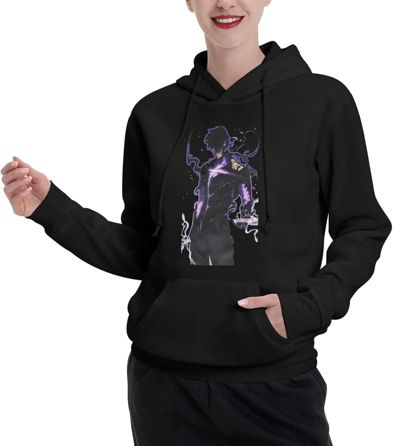 Women Hoodie Unisex Adult Hooded Sweatshirt Long Sleeve Tops Funny Pullover Coat