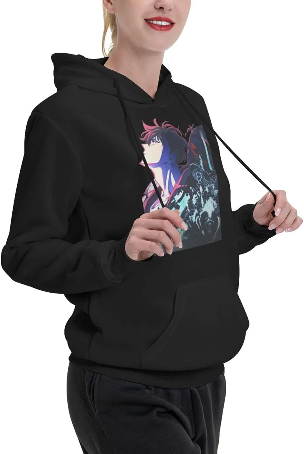 Women Hoodie Unisex Adult Hooded Sweatshirt Long Sleeve Tops Funny Pullover Coat