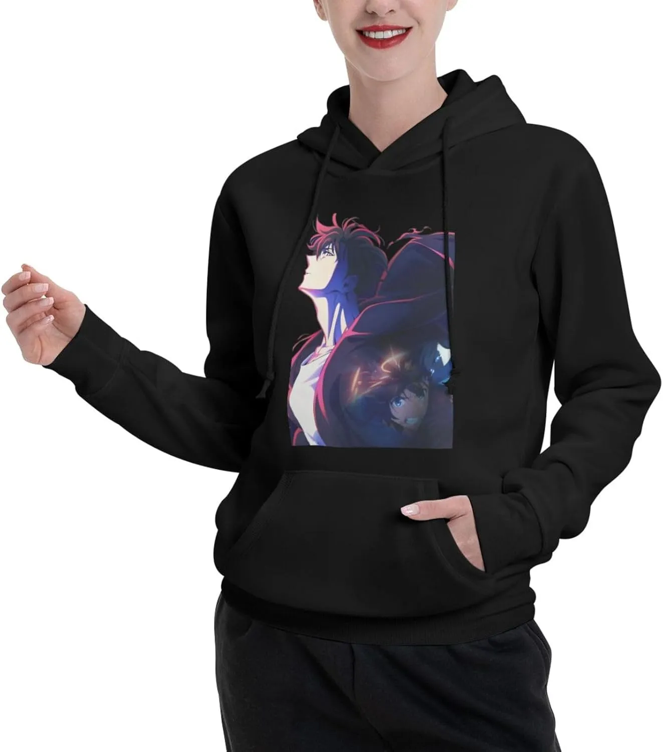 Women Hoodie Unisex Adult Hooded Sweatshirt Long Sleeve Tops Funny Pullover Coat