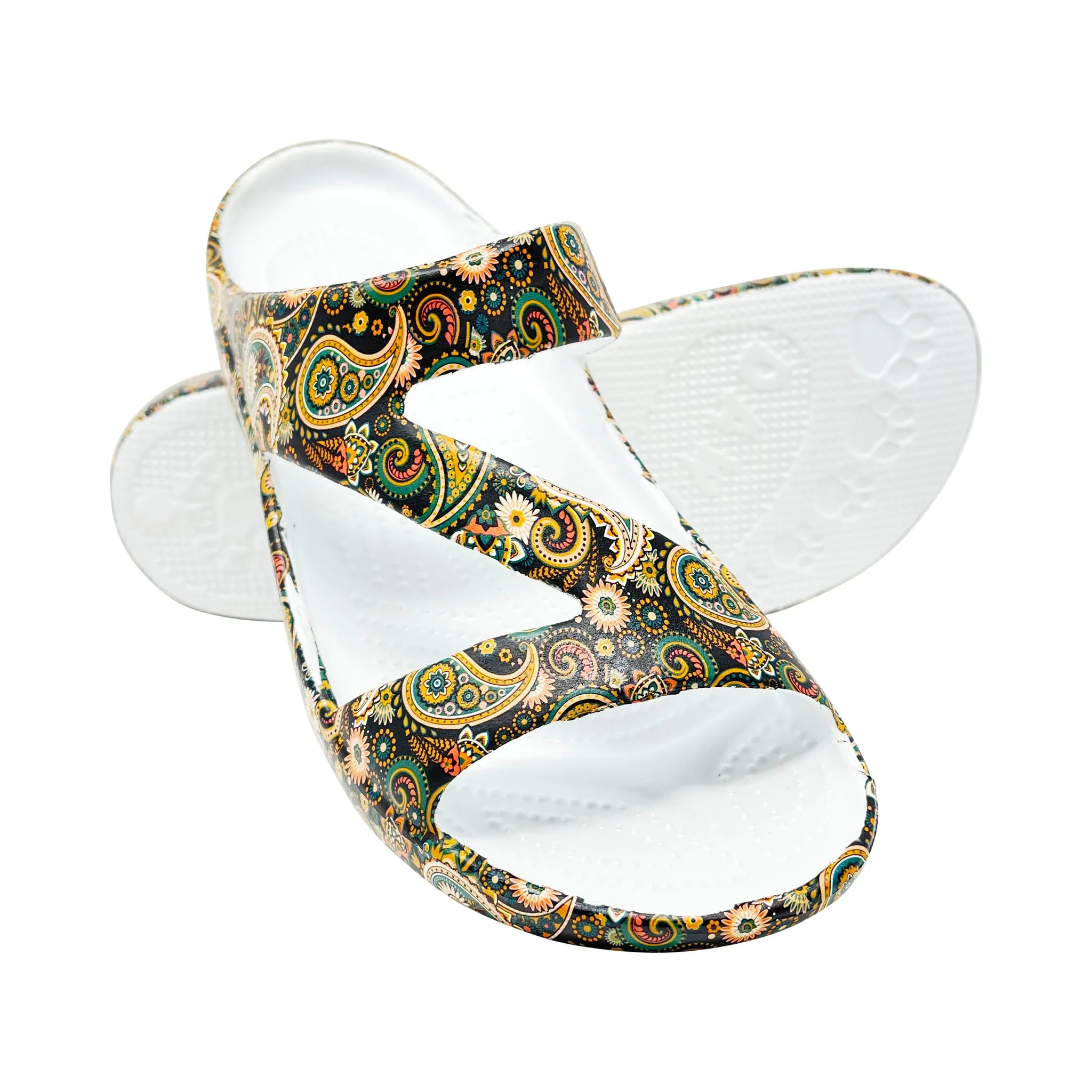 Women's PAW Print Z Sandals - Paisley Gold