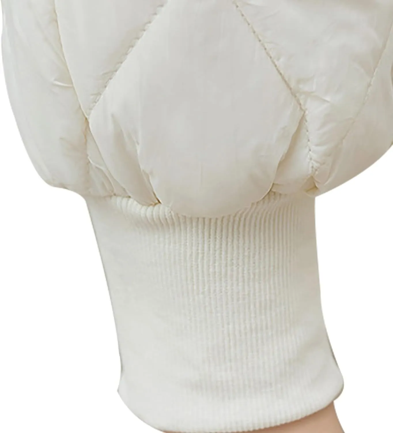 Womens Winter Puffer Pants Warm Padded Down Pants Baggy High Waist Quilted Sweatpants Lightweight Snow Ski Trousers