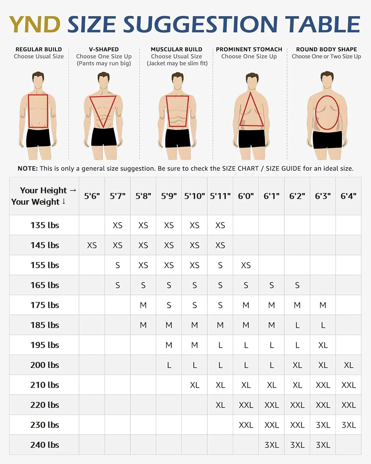 YND Men's Slim Fit 3 Piece Suit, One Button Solid Jacket Vest Pants Set with Tie